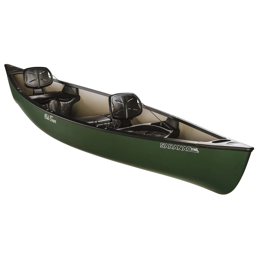Old Town Saranac 146 canoe, a type of canoe we plan to use for group volunteer days