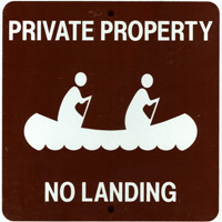 Private Property - No Landing